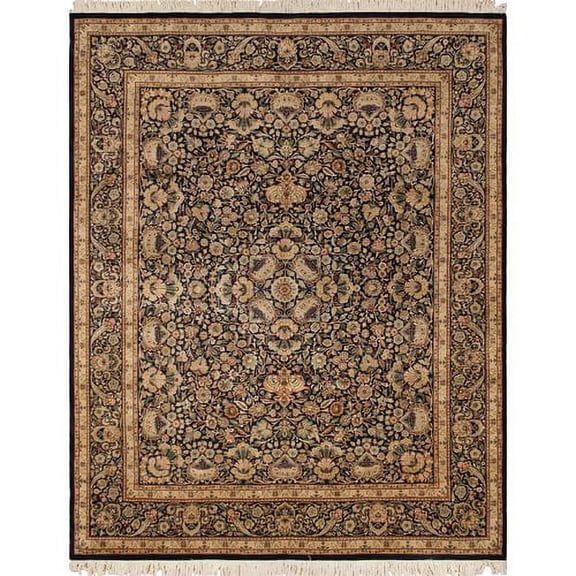Noori Rug Wali Ayten Hand Knotted Wool Blue Area Rug