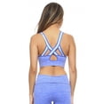 thumbnail image 4 of Women’s Dip Dye Ombre Athletic Bra Top - ROYAL BLUE, L, 4 of 5