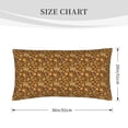 thumbnail image 3 of Disketp Vintage fall harvest basket Pillowcase, Queen Size Pillow Cases for Bedroom,Office,Sofa, Pillow Cover with Envelope Closure - 20x36in, 3 of 7