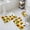 Yellow, variant on Sunflower Bee Bath Mat 3 Piece Bathroom Rug Set, Black Buffalo Plaid Botanical Leaf Floral Non Slip Bath Rug Contour Mat and Toilet Lid Cover, Absorbent Shower Mats Soft Bath Rugs and Mats Sets