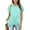 Green, variant on Women's Casual Knot Ruched Short Sleeve T Shirt Round Neck for Spring & Summer Violet Shirt Neck Women Small Long Sleeve Shirt Women T Shirts Summer Woman S Tee Shirt Womens T Shirts plus
