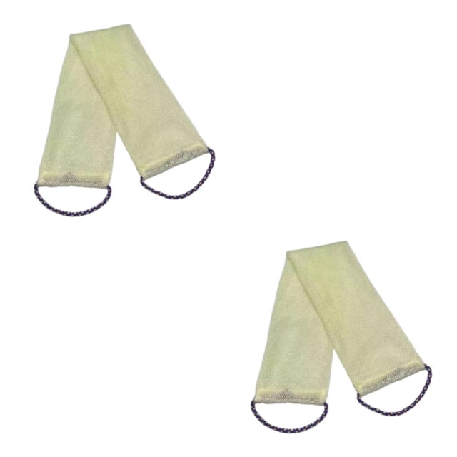 Soidarity Cepillo corporal plegable que ahorra espacio - Cepillos corporales de descontaminación para la ducha Cepillo corporal Exfoliante color crema 2Conjunto