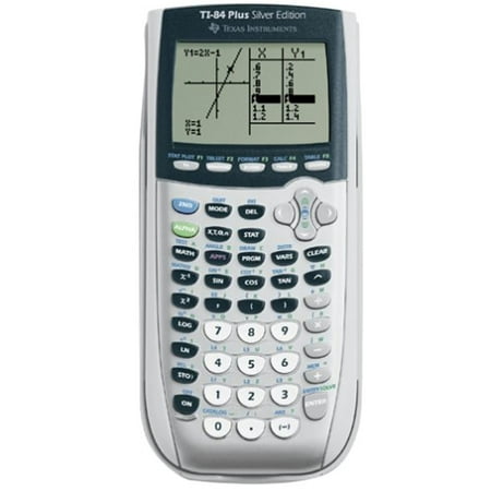 Texas Instruments Refurbished TI-84 Plus Silver Edition Graphing Calculator