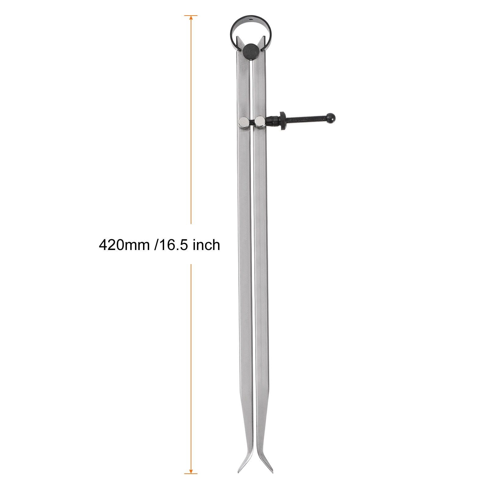 Spring Joint Caliper 16 inch/400mm Steel Spring Inside Caliper for Wood Turning Lathe Work