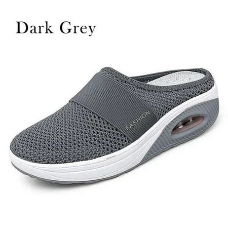 

Vintage Anti-slip Casual Women Wedge Breathable Diabetic Slippers Summer Sandals Vintage Casual Female Platform Retro Shoes