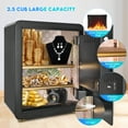 thumbnail image 2 of Bigfeliz Biometric Safe Home Fire-resistant Safe 3.0 Cubic feet with HD LCD for Home Office, 2 of 16