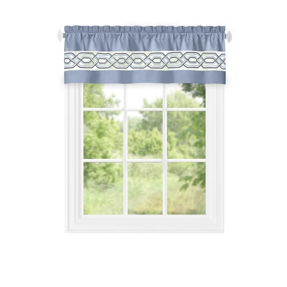 Achim Paige Rod Pocket 5 Piece Light Filtering Curtain Set