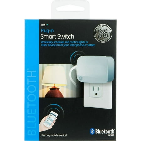 GE Bluetooth Plug-In Smart Switch, 1-Outlet, No Hub Required, 13867