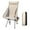 Beige, variante sur S SERENABLE Chaise Pliante de Camping Portable Chaise Pliante de Pêche pour Pique-Nique Extérieur Pelouse Noir