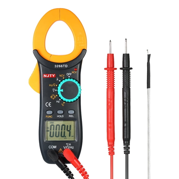Clamp Meter,Clamp Meter 4000 Portable Handheld Lcd With Ncv Test 4000 Auto With Continuity Diode Auto With Ncv Meter 4000 Auto Handheld Lcd Diaplay Test T Portable Eryue