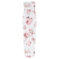 thumbnail image 4 of Women Dresses Plus Sexy Sling Shoulder strap Dresses Printed Sleeveless Strapless Fashion Dresses Pink Trendy Skirt Size XL, 4 of 5