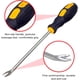 thumbnail image 2 of Extractor de clavos, destornillador con punta en U de 3 mm, herramienta para quitar grapas, remache de clavo, levantador de tachuelas, 2 of 3