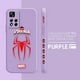 thumbnail image 3 of Case For Redmi Note 12 11 11T 11R 11E 9 9S 8 7 7S PRO PLUS 4G 5G Simple Liquid silicone Case Marvel's Spider-Man Spider Face, 3 of 5