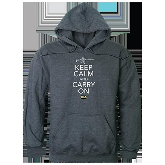 Carry on Graphic Pullover Sweatshirt, Heather Charcoal - Extra Large