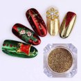 thumbnail image 3 of Metal Nail Powder 3 Colors 1g/Jar Holographic Chrome Mirror Laser Synthetic Resin Pigment Manicure Art Decoration Christmas Color, 3 of 3