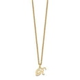 thumbnail image 4 of Auriga Fine Jewelry 925 Sterling Silver Gold-plated Letter R Initial Necklace for Women, 4 of 4