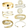 thumbnail image 1 of 6 Pcs Arm Cuffs, Upper Arm With Cuff Bracelets,adjustable Armband Set, 1 of 5