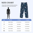 thumbnail image 4 of Lsque Space Dinosaur Print Men's Pajama Pants, Lounge Pant - Comfortable Home Wear,Elastic Waistband, Stylish Design-Medium, 4 of 9