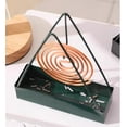 thumbnail image 3 of Designer Portable Iron Mosquito Coil Holder with Handle - Fireproof Material Incense Holder, 3 of 6