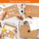 thumbnail image 3 of Sobre pequeño A1 - Mini sobres de papel Kraft marrón | Autoadhesivos | Sobres de tamaño perfecto para personalizar tarjetas de regalo, sobres de boda o tarjetas de lugar para fiestas de cumpleaños, 5,, 3 of 5