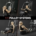 thumbnail image 3 of Syedee Multifunctional Home Gym System, Home Gym Station with 105LBS Weight Stack, All in One Workout Machine for Full Body Strength Training, 3 of 10