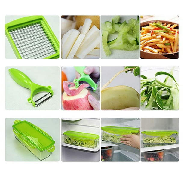 Hachoir à légumes, coupe-légumes, coupe-cube, coupe-légumes multifonctions  Veg Onion | bol