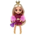 thumbnail image 5 of Barbie Extra Minis Doll with Blonde Hair in Shimmery Dress & Furry Shrug with Accessories, 5 of 6