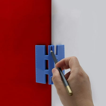 

Enjoymall Corner Marking Tool Time Saving Better Accuracy ABS Multi-purpose Bullnose Trim Gauge for Base Molding