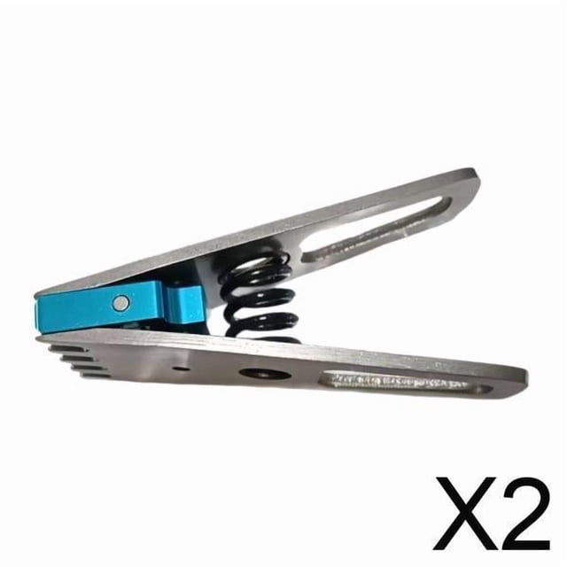 Quzzie Badminton Stringing Clamp Tennis Racket Stringing Machine Accessory Tool Five Prongs Flying Clip Portable Metal Stringing Tool suitable for DIY