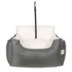 thumbnail image 4 of Best Pet Supplies - Asiento Elevador para Mascotas para Coche, camión y SUV de Viaje con cojín de Felpa Suave con Almohada Alta y Paredes, Ropa de Cama cómoda con Correas seguras, Color Gris, 4 of 4