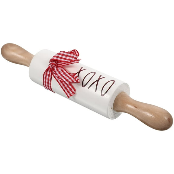NUOLUX Wood Rolling Pin Children Non-stick Baking Roller Kitchen Gadget Kids Toy