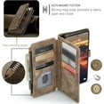 thumbnail image 4 of Compatible con la funda Billetera Samsung Galaxy A53 con Soporte para Tarjeta,Soporte Magnético con Cremallera, Correa de Cordón para Folio, Billetera con tapa para Galaxy A53 5G 6.5 Pulgadas, 4 of 6