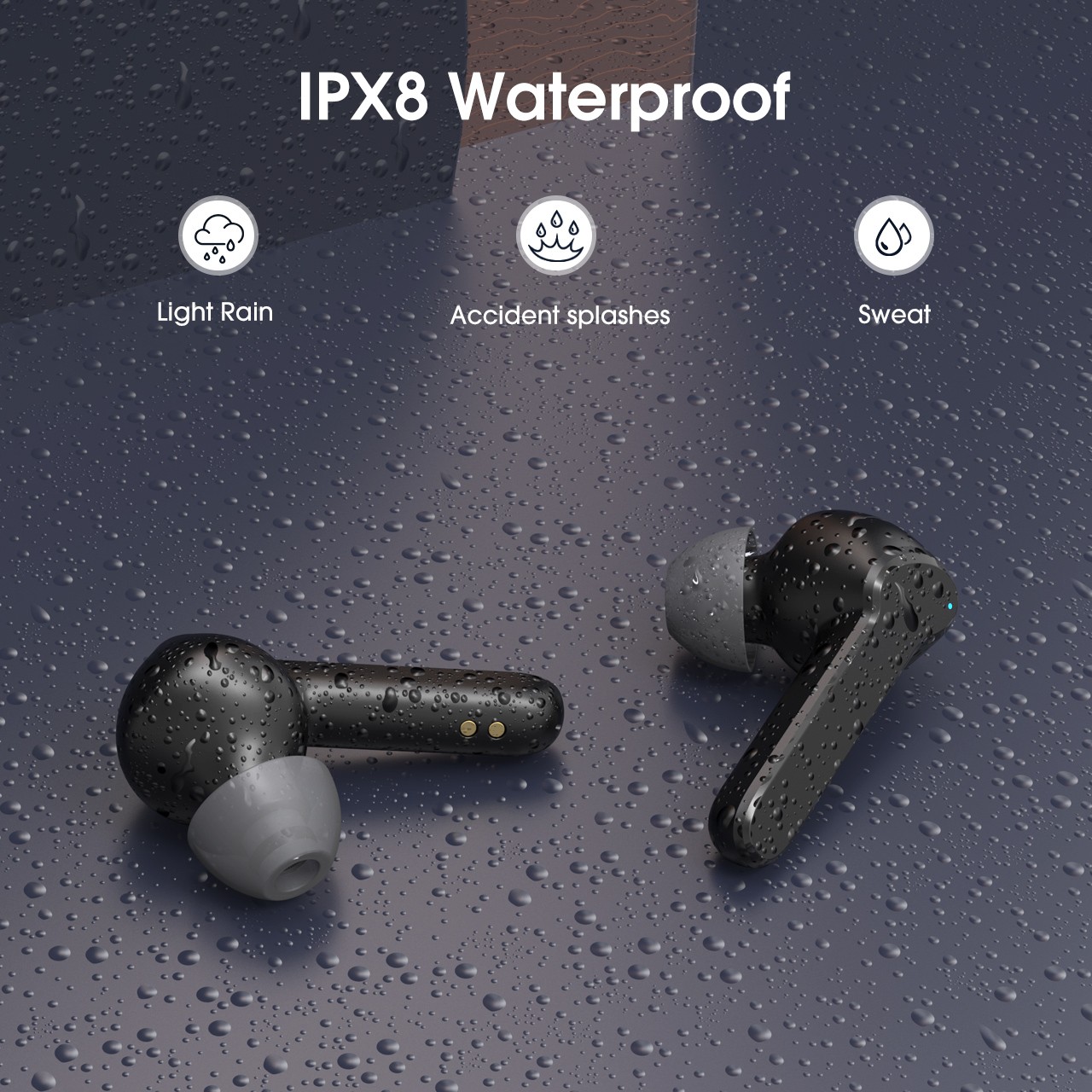 Wireless Earbuds, Mpow MBits S Bluetooth Earbuds 5.0, Puchy Bass/CVC  8.0/IPX8 Waterproof/35Hrs/USB-C Charging/L/R Modes/Touch Control Bluetooth  Earphones Wireless Headphones for Sports, Workout, Gym - Walmart.com