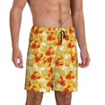 thumbnail image 2 of Fotbe Beer And Crawfish Pantalones Cortos de Pijama para Hombre, Ropa de Dormir, Pantalones de Pijama Cortos para Hombre-Small, 2 of 6