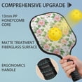 thumbnail image 2 of Pickleball Paddles Set,Pioneer Flower Floral Print Pattern Fiberglass Surface Pickleball Racket Set with 2 Indoor Outdoor Pickleball Balls and Pickleball Bag,Pickle-ball Equipment, 2 of 6