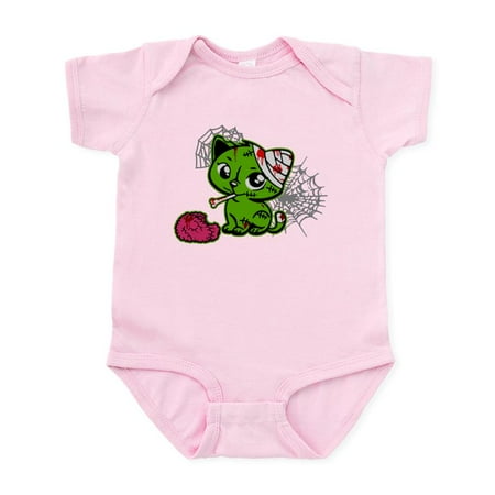 

CafePress - Zombie Kitty Infant Bodysuit - Baby Light Bodysuit Size Newborn - 24 Months