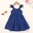 thumbnail image 5 of Younger Tree Baby Girl Dress Kid Summer Sleeveless Sling Princess Beach Dress Clothes for 12-18 Months, 5 of 9