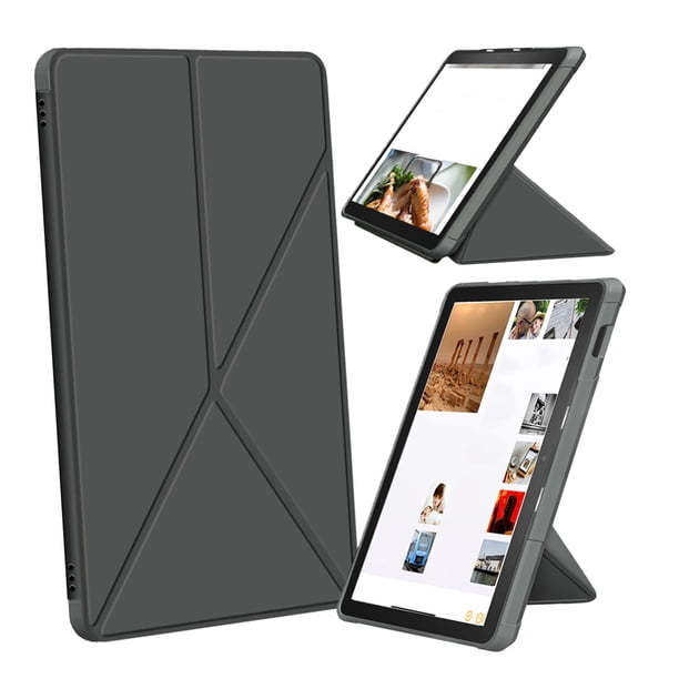 Funda protectora plegable delgada inteligente Strade Fareast Limited para Fire HD10 plus 2021 gris