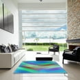 thumbnail image 7 of Ahgly Company Machine Washable Indoor Rectangle Transitional Steel Blue Area Rugs, 8' x 10', 7 of 7