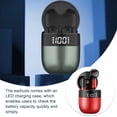 thumbnail image 4 of Auriculares compatibles con Bluetooth con estuche de carga Auriculares deportivos TWS con micrófono Control táctil Running Mini Headphone Red AweSitey EL022575-04B, 4 of 6