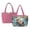 Cute Otter Print-B, variant on Pzuqiu Floral Butterfly Print Large Capacity Quilted Tote Bag Women Soft Lightweight Work Tote Bag for Travel Daily Casual Puffer Shoulder Handbag for Everyday Use