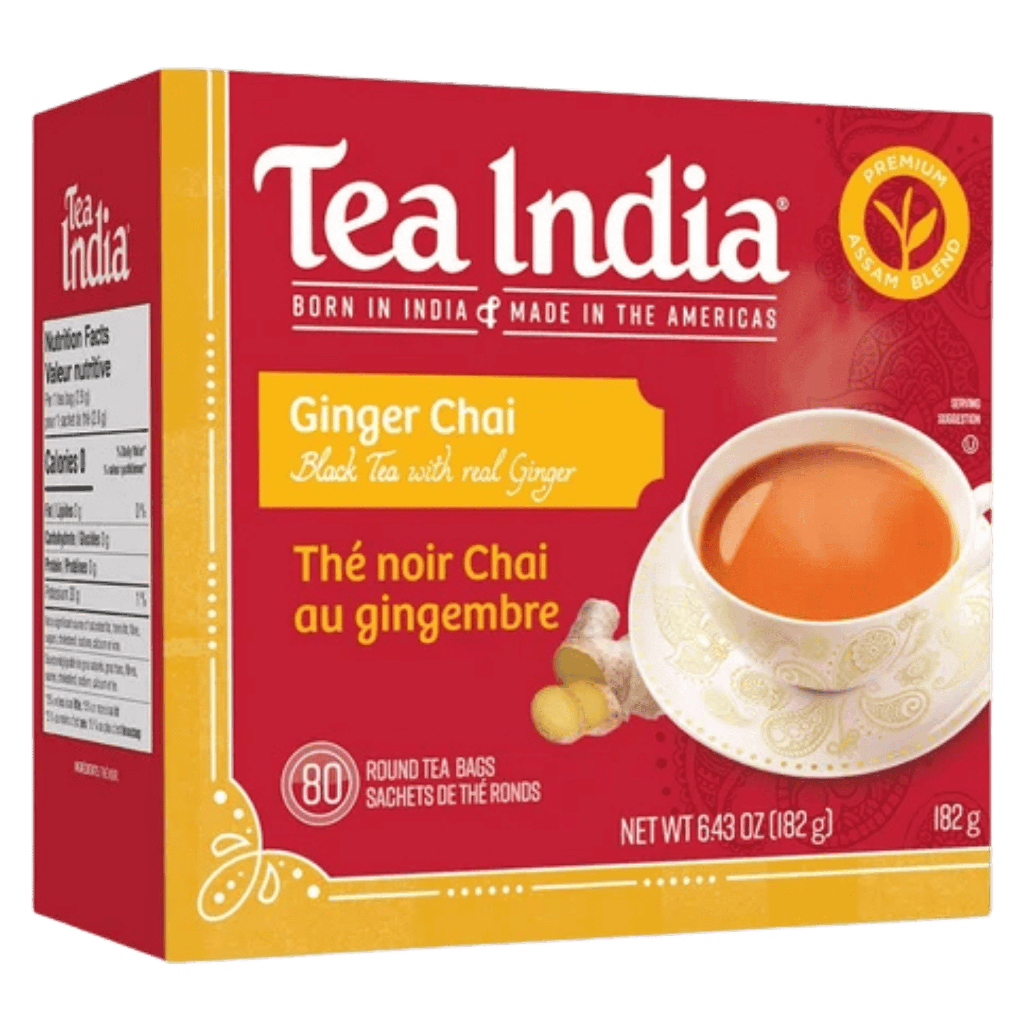 GINGER CHAI 7袋セット Tea India Ginger Chai, 80 Tea Bags - Walmart.ca