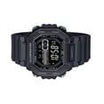 thumbnail image 3 of Casio Standard Digital Black Resin Strap Blue Dial Quartz MWD-110HB-1BV 100M Men's Watch, 3 of 3