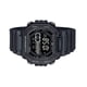 thumbnail image 3 of Casio Standard Digital Black Resin Strap Blue Dial Quartz MWD-110HB-1BV 100M Men's Watch, 3 of 3