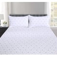 thumbnail image 4 of RUVANTI 100% Cotton Sheets – Twin Size Percale Bedding, Cooling & Breathable Floral Design, Durable with a Crisp, Soft & Comfortable Feel, 16" Deep Pocket, 3-Piece Set, Phulkari, 4 of 7