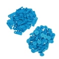 thumbnail image 2 of Blank Ear Tags, Safe Durable 100pcs TPU Ear Tags For Cattle  For Breeding Population Prevention Control No Letters, Blue, 2 of 8
