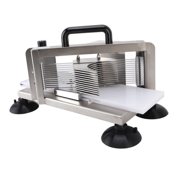 Máquina De Corte De Tomate Comercial, 304 Cortador De Tomate De Acero Inoxidable Food Dicer Kattex Fry Fry Cutter Cebolla Fundación Para Pimientos De Tomate Papoter Hoxroom