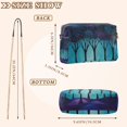 thumbnail image 4 of FORMRS Women Crossbody Purse with Chain Strap Vegan Leather Shoulder Handbag, Purple Moonlight Forest, 4 of 7