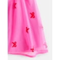 thumbnail image 7 of Wonder Nation Toddler Girls' Embroidered Mesh Dress with Flutter Sleeves, Sizes 12M-5T, 7 of 7