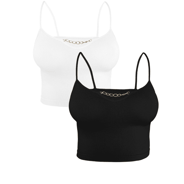 Set De 2 Tops Mujer Unitalla Blusa Casual Elegante Crop Top Camiseta